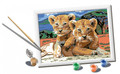 Ravensburger Painting By Numbers CreArt Little Lions 11+