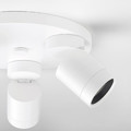 NYMÅNE Ceiling spotlight with 3 spots, white