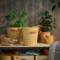 ÅKERBÄR Bucket/plant pot, in/outdoor yellow, 10 l