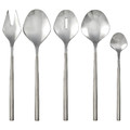 FRÖJDA 5-piece serving set, stainless steel