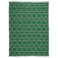 SVINROT Throw, dark green, 130x170 cm