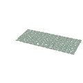 GoodHome Anti-slip Bathroom Bathtub Mat Koros 40x70cm, green-grey