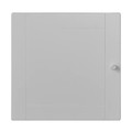 KALLAX Insert with door, grey, 33x33 cm