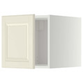 METOD Top cabinet, white/Bodbyn off-white, 40x40 cm