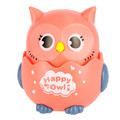 Press & Go Toy Happy Owl 7cm, 1pc, assorted colours, 3+