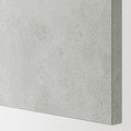 ENHET Base cabinet for oven with drawer, white, concrete effect, 60x60x75 cm
