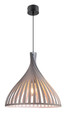 GoodHome Pendant Lamp Crozon E27, taupe/grey