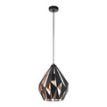 GoodHome Pendant Lamp Eradu 1-bulb E27, black