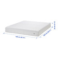 ÅNNELAND Foam mattress, firm/white, 140x200 cm