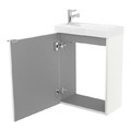 Wall-mounted Basin Cabinet GoodHome Imandra 44cm, white