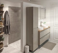 Bathroom Shelving GoodHome Imandra, taupe