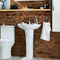 Ceramic Wall-Mounted Basin Cersanit Atlantic 60x51cm