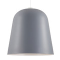 GoodHome Pendant Lamp Calume E27 38cm, grey