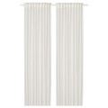 HÄLLEBRÄCKA Sheer curtains, 1 pair, white, 145x300 cm