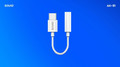 Savio Adapter Cable AK-51 USB-C - Mini Jack 3.5mm