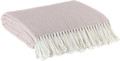 Blanket 180 x 220 cm, pink/light beige