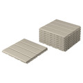 RUNNEN Decking, outdoor, beige, 0.81 m²