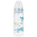 NUK First Choice Plus Baby Bottle with Temperature Control 300ml 6-18m, blue