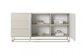 Cabinet with Doors & Drawers Asha 167cm, cashmere/cashmere