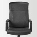 MILLBERGET Swivel chair, Murum black