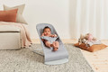 BABYBJÖRN Bouncer Woven - Light Grey, Cotton, Petal Quilt