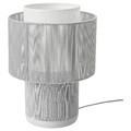 SYMFONISK Speaker lamp w Wi-Fi, textile shade, white