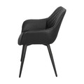 Upholstered Chair Rox, black