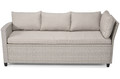 Outdoor Corner Sofa with Table Set Stockholm, grey