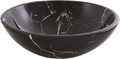 Countertop Glass Basin GoodHome Brora 42cm, black