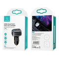 USAMS Car Charger 1xUSB 1xUSB-C C24 120W Fast Charge