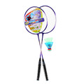 Badminton World Set with 2 Shuttlecocks, random colours, 14+