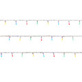 LED Lighting Chain 240 LED 14.3 m, transparent, outdoor, multicolour