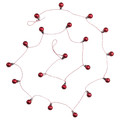 VINTERFINT Garland, bauble red, 2.2 m