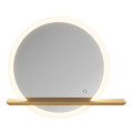 GoodHome LED Mirror with Shelf & Lighting Avela 75 cm