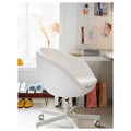 SKRUVSTA Swivel chair, Ysane white