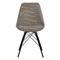 Chair Eris, corduroy, grey