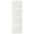 TJÖRHOM 4 panels for sliding door frame, white, 75x236 cm