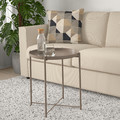 GLADOM Tray table, dark grey-beige, 45x53 cm