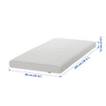 ÅFJÄLL Foam mattress, medium firm/white, 90x200 cm