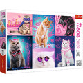 Trefl Jigsaw Puzzles Neon Color Super Cats 1000pcs 12+