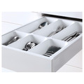 MAXIMERA Drawer, low, white, 40x60 cm