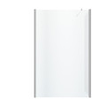 GoodHome Walk-in Shower Panel Beloya 80+45cm, chrome/transparent