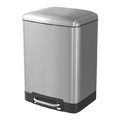 GoodHome Waste Bin Elland 5 l, brushed steel