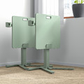 MITTZON Laptop table with castors, green, 66x50 cm