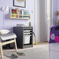 TROFAST Storage combination with box/trays, grey/white, 34x44x56 cm