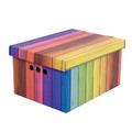 Storage Box Rainbow 33x25x18cm 2pcs