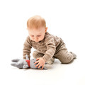 GULLIGAST Squeaky soft toy, grey-red