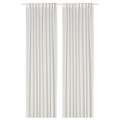 ROSENROBINIA Sheer curtains, 1 pair, white, 145x300 cm