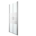 GoodHome Shower Door Double Beloya 90 cm, chrome/mirror glass