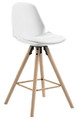 Bar Stool Oslo, high, white